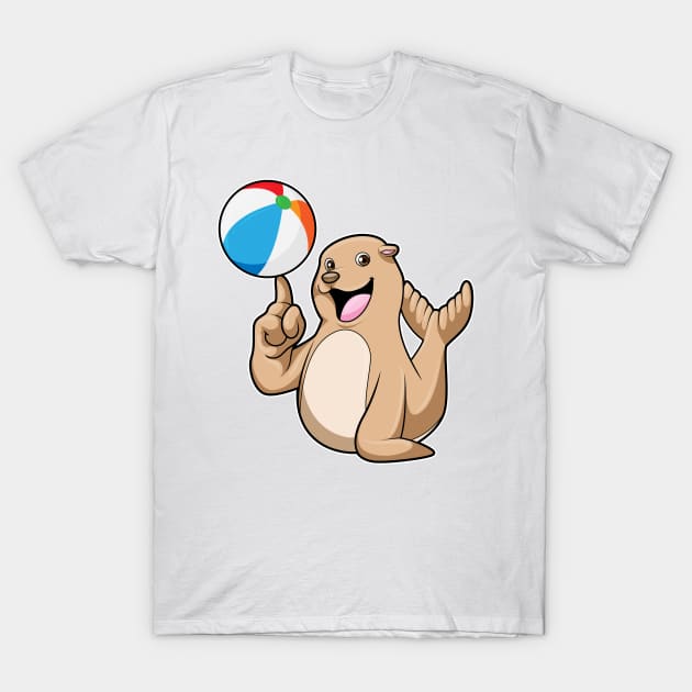 Seal Water Water polo T-Shirt by Markus Schnabel